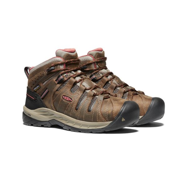 Women's Flint II Waterproof Boot (Soft Toe) | Cascade Brown/Brick Dust