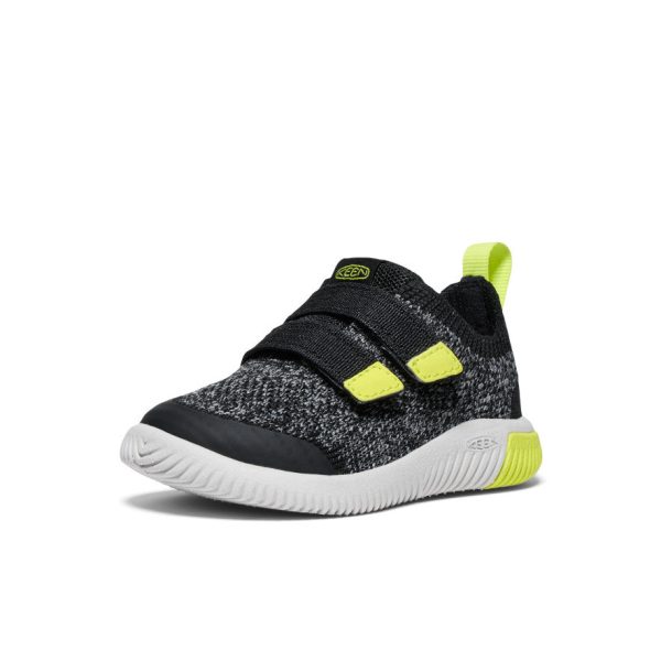 Toddlers' KNX Knit Double Strap | Black/Evening Primrose