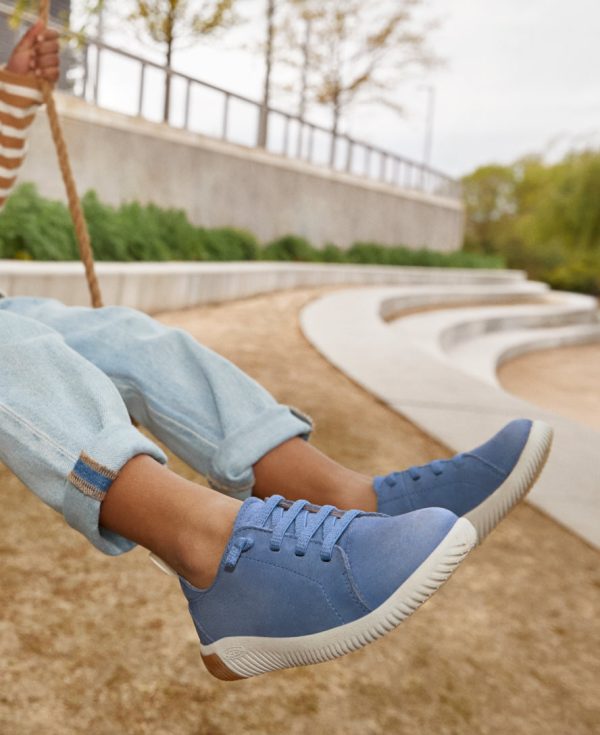 Little Kids' KNX Leather Sneaker  |  Coronet Blue/Vapor