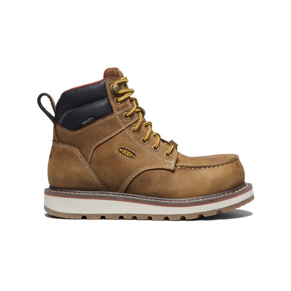 Women's Cincinnati 6 Waterproof Boot (Carbon Toe) | Belgian/Sandshell