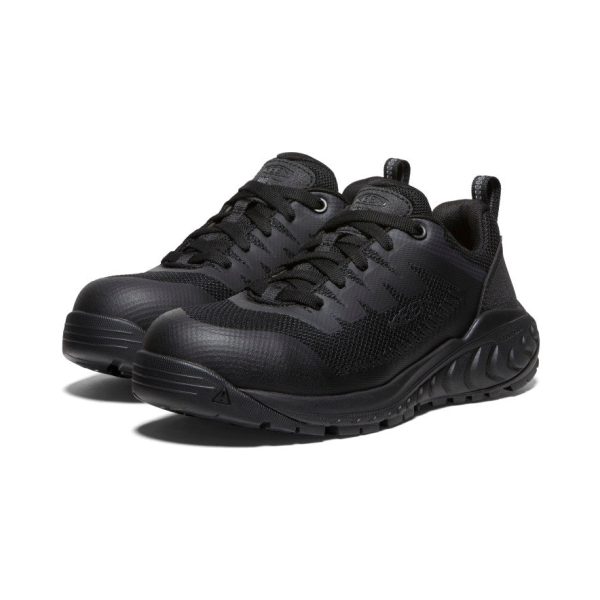 Women's Arvada ESD Work Sneaker (Carbon Toe)  |  Black/Black