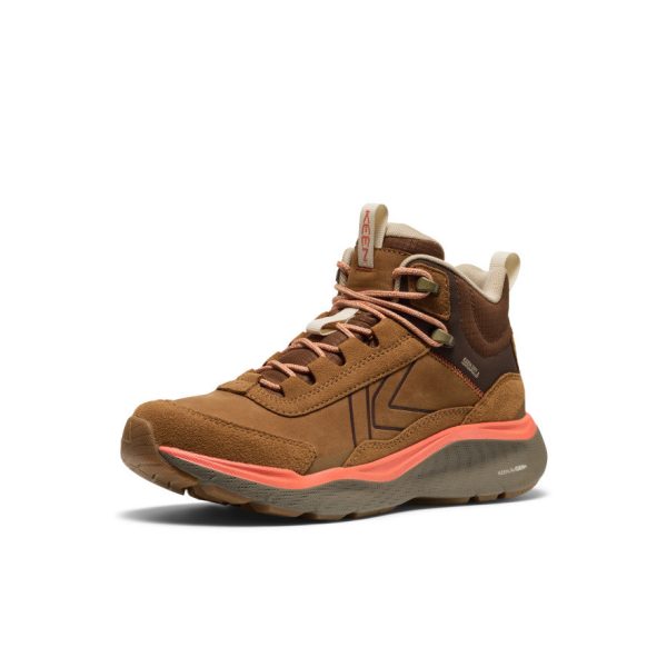 Women's Leiki Waterproof Leather Hiking Boot | Chipmunk/Bison