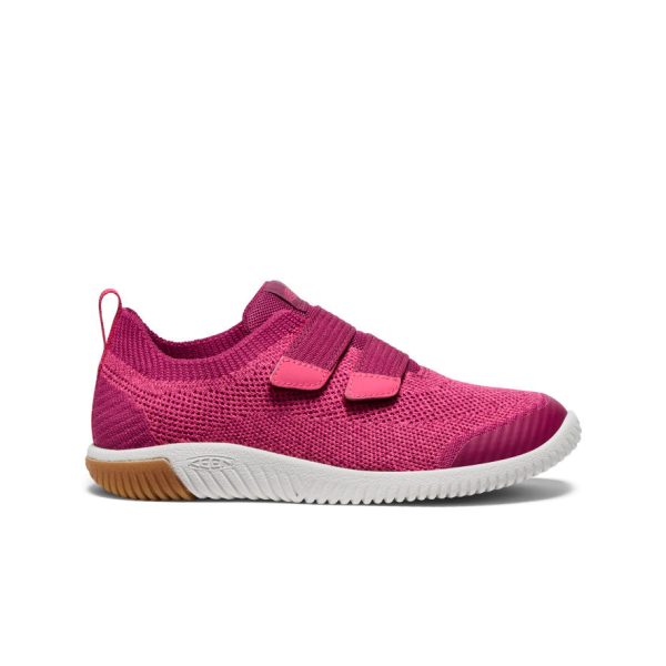 Big Kids' KNX Knit Double Strap | Beaujolais/Raspberry