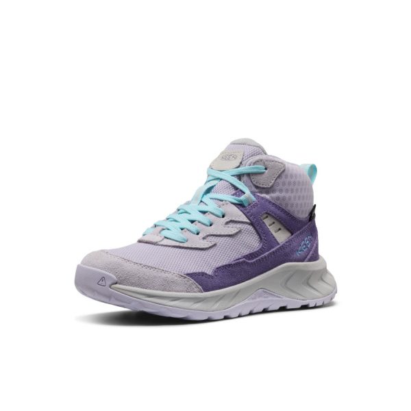 Big Kids' Hightrail Waterproof Hiking Boot  |  Purple Haze/Thistle