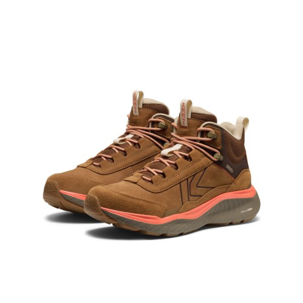 Women's Leiki Waterproof Leather Hiking Boot | Chipmunk/Bison