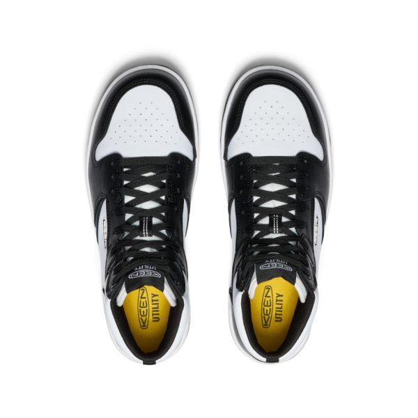 Men's Overton Mid Work Shoe (Carbon Toe) | Star White/Black