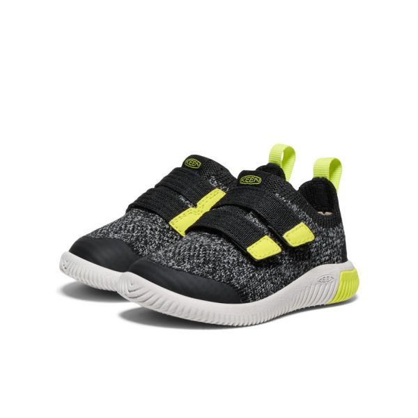 Toddlers' KNX Knit Double Strap | Black/Evening Primrose