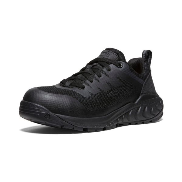 Women's Arvada ESD Work Sneaker (Carbon Toe)  |  Black/Black