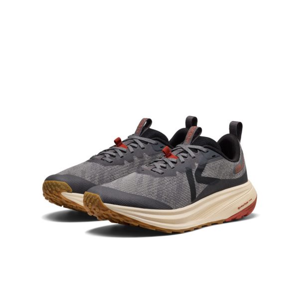 Men's Roam Trail Running Shoe  |  Magnet/Burnt Brick