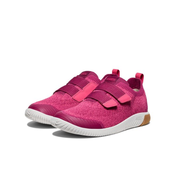 Big Kids' KNX Knit Double Strap | Beaujolais/Raspberry