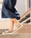 Women's Elle Backstrap Sandal Wide  |  Brindle/Birch