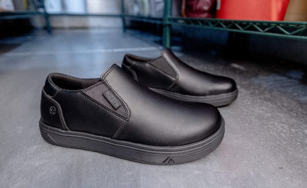 Men's Kenton Shift WTX Work Shoe (Soft Toe) | Black/Black