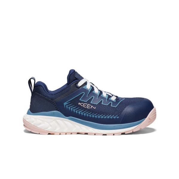 Women's Arvada Work Sneaker (Carbon Toe) | Naval Academy/Peach Whip